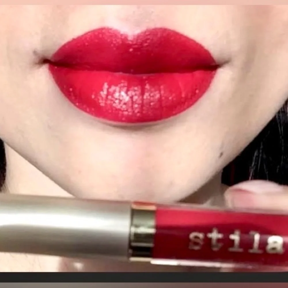Stila FIERY Red Liquid Lipstick - Vibrant Red Finish